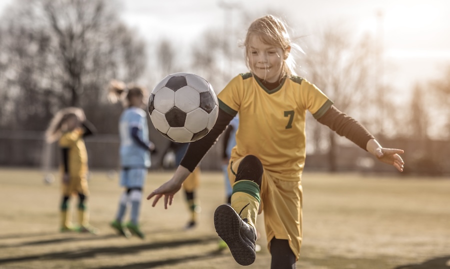 protect your child's smile during fall sports, athletic mouthguard